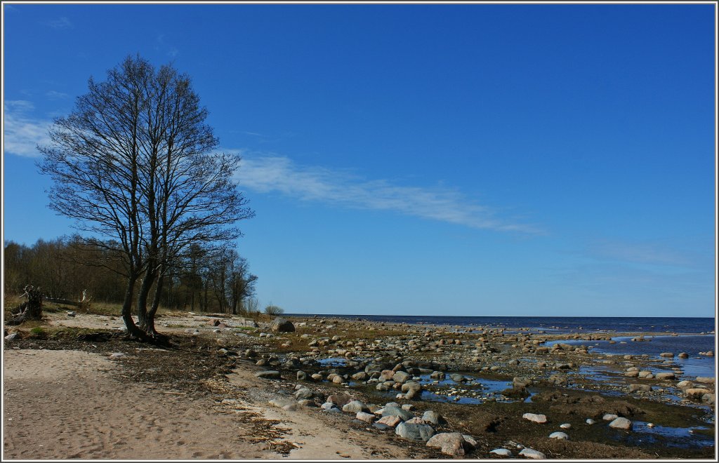 An einem der Ostseestrnde kurz vor der Grenze zu Litauen.
(03.05.2012)