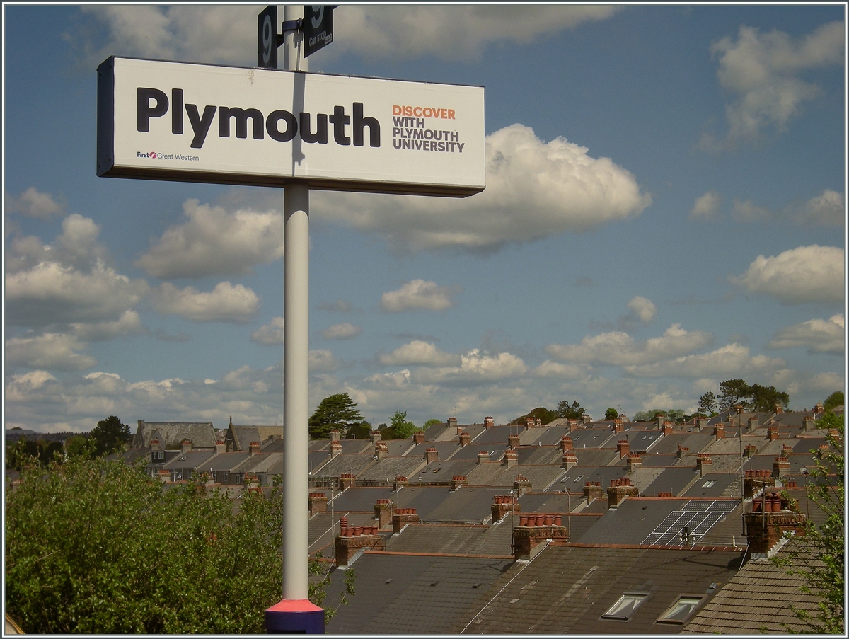 Blick auf Plymouth.
Mai 2014