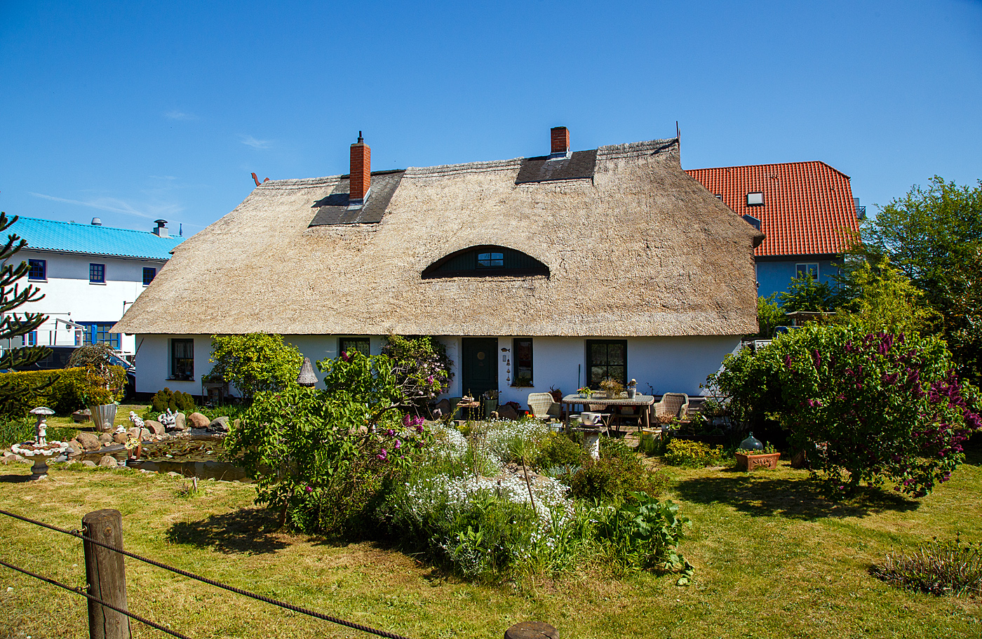 Ein wunderschönes Reetdachhaus am 15 Mai 2022 im Ostseebad Kühlungsborn.