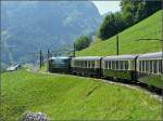 Unterwegs am 31.07.08 mit dem Golden Pass Classic zwischen Zweisimmen und Montreux.