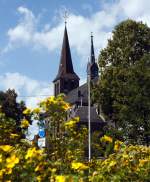 Die katholische Kirche Sankt Jakobus in Rosenheim (hie frher Kotzenroth) im Landkreis Altenkirchen/Ww ,  am 17.08.2011.