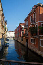 Venedig (Venezia) und seine Kanle, hier am 24.07.2022.