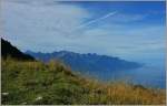 Blick vom Col de Jaman auf die Savoyer Alpen.