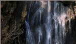 Am Wasserfall  Pissevache  im Wallis.