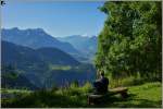 Ein herrlicher Ausblick bietet sich dem Wanderer beim hinauf Laufen von Leysin nach Berneuse.
(11.08.2011)