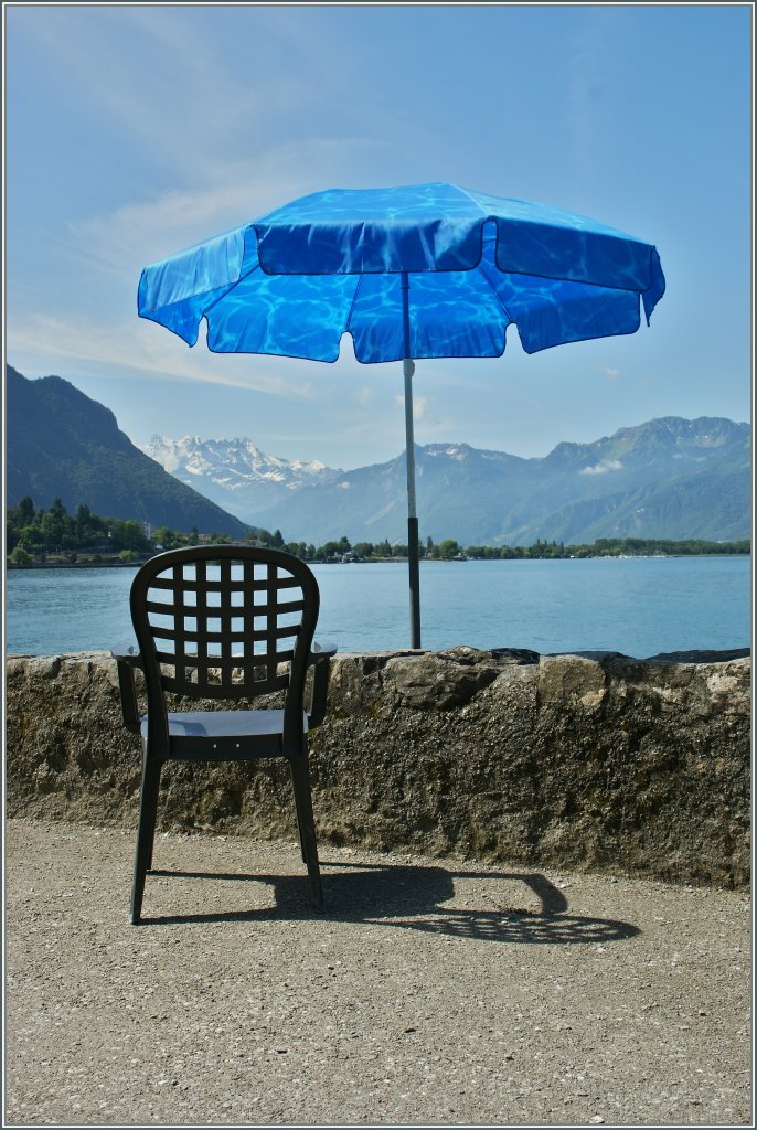 Ein Hauch Sommer - endlich!
Beim Chteau de Chillon, am 14. Juni 2012