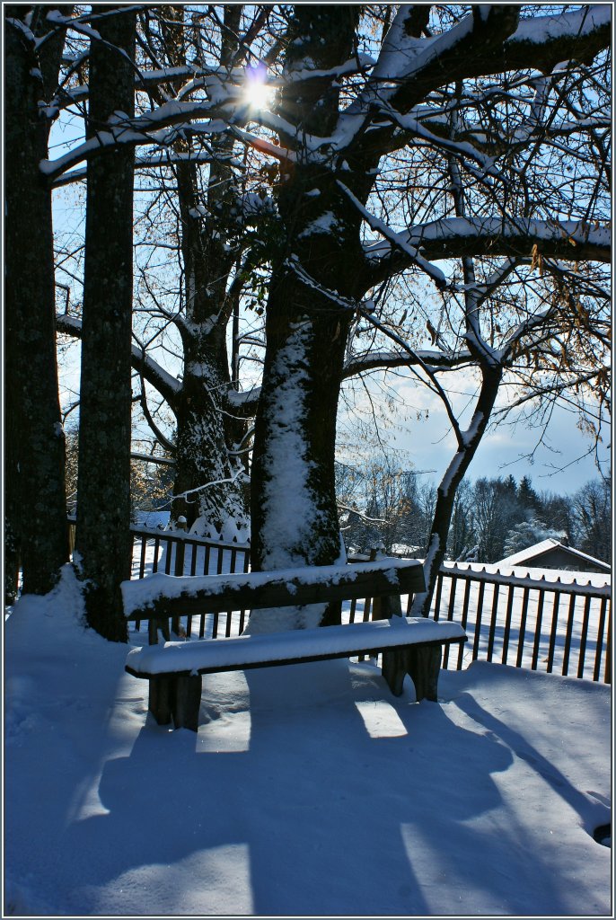 Winterstimmung in Blonay.
(16.01.2013)