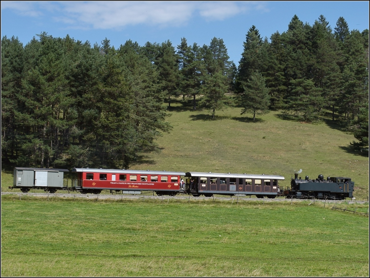 Mit der E 206 nach Tavannes. La Traction Sonderzug bei Orange. August 2019.