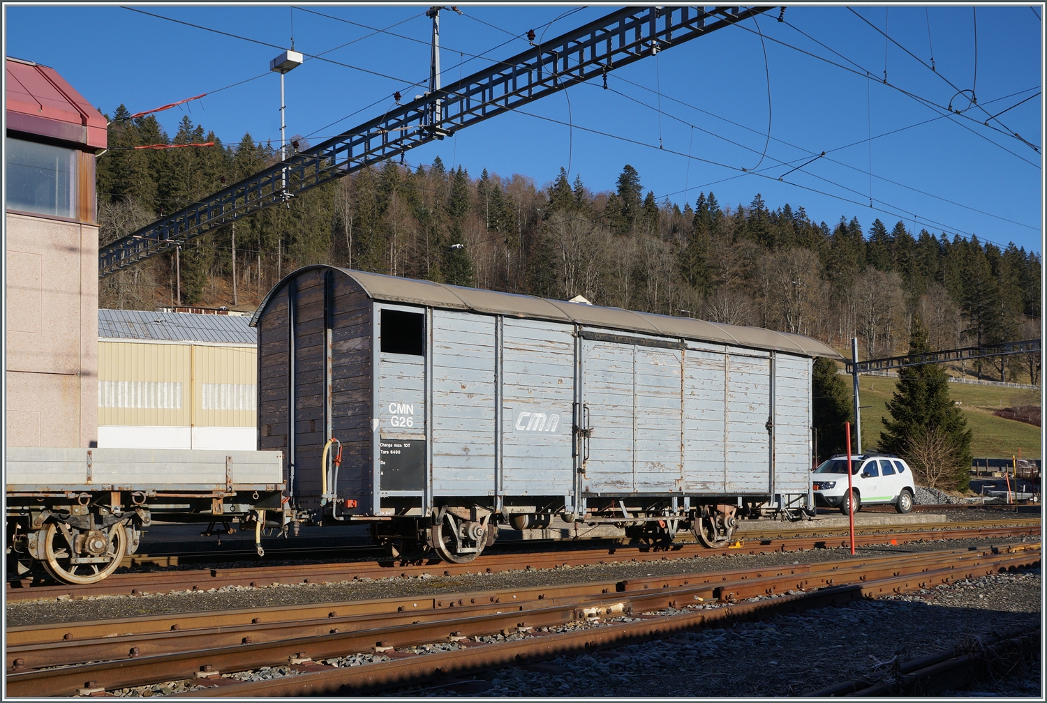 Der  cmn  G 26 steht in Les Ponts-de-Martel. 

3. Feb. 2024