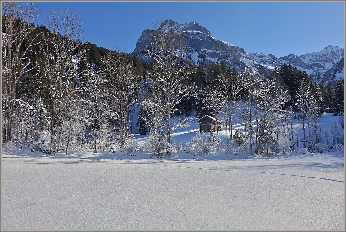 Winter im Berner Oberland, nicht weit von Gstaad.
(18.01.2022)
