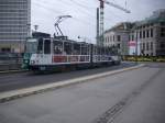 Eine �ltere Stra�enbahn in Potsdam.