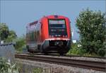 Beifang: 641 008 auf der Autobahnbr�cke bei Warmbach.