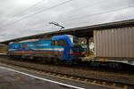 Die an die SBB Cargo International AG vermietete 193 522 „Elbe“ (91 80 6193 522-0 D-SIEAG) der SüdLeasing GmbH (Stuttgart, eingestellt in Deutschland durch Siemens) fährt am