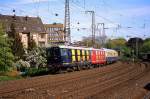 An einem Sonntagnachmittag im Fr�hjahr 2013 sind Re 4/4 I 10008 und 10019 der Centralbahn AG mit dem  Hetzerather  und wahrscheinlich ziemlich ersch�pften Fahrg�sten auf der R�ckfahrt von der Mosel