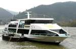 Name:  RHEINKRONE  / Baujahr: 1991 / Bauwerft: Schiffswerft Schmidt in Remagen-Oberwinter (Deutschland) - Baunummer 105 / Flagge: Deutschland / L�nge: 40,00 m / Breite: 8,20 m / Tiefgang: 1,18 m / 250