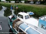 Weitere Fotos:  LYRA  (1963) - Das Steuerhaus und der Einstieg auf Backbord.