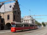 Strassenbahn 3054 schon mit facelift.
