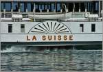 Schaufelrder sorgen dafr das die La Suisse ihre Runden auf dem Lac Leman drehen kann.