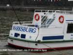 Weitere Fotos:  MARKSBURG  (1967) - Heckansicht mit Heimathafen Spay