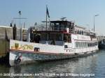 Name:  SCHLOSS MUNZINGEN  , ex  RHEINFELDEN  -1992 / Baujahr: 1925 / Bauwerft: Buss AG in Pratteln (Schweiz) / Flagge: Deutschland (Schweiz bis 1992) / L�nge: 41,60 m /  Breite: 6,50 m / Tiefgang: