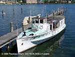 Name:  REUSS  (II)  / Baujahr: 1926 (Kiellegung Sp�therbst 1925 , offizielle Probefahrt 20.04.1926) / Bauwerft: Gebr.