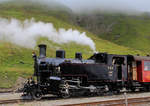 Dampfbahn Furka Bergstrecke: Die HG 3/4 4 (die einzige, die noch bei der ehemaligen F.O.