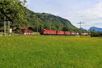 Güterverkehr auf der Lötschberg-Achse: Gleich zwei Doppel-Einheiten Re6/6 + Re4/4 II.