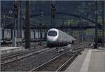 Dieses Gleis in Frutigen geh�rt zum L�tschberg-Basistunnel.