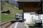 Der BLS RABe 535 113  Lötschbergerin  erreicht Enge im Simmental. 

14. April 2021