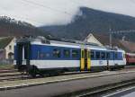 OeBB: RBDe 207  BALSTHAL  abgestellt auf dem Endbahnhof Balsthal am 3.