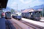 Die Endstation Balsthal der OeBB in früheren Zeiten.