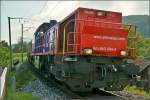 Am 843 094-4 mit dem Nahgüterzug auf der Seelinie bei Mammern.