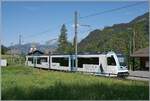 Der TPC ABe 4/8 473 verl�sst den Halt von Vers l'Eglise, der schmucke Ort ist im Hintergrund zu sehen.

31. Mai 2026
