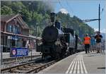 Schweizer Dampftage Brienz 2018: In Brienz fanden vom 29. Juni bis zum 1. Juli 2018 die  Schweizer Dampftage Brienz 2018  statt,  für mich von besonderem Interesse war die SBB G 3/4 der Ballenbarg Dampfbahn, die G 2/2 Ticino von Martin Horat und die Brienzer Rothorn Bahn.
Die SBB Brünigtalbahnlok G 3/4 208 der Ballenberg Dampfbahn ist in Brienz eingetroffen.

30. Juni 2018