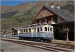 Der herrlich aufgearbeitete ASD BCFe 4/4 N° 1 in Les Diablerets.