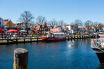 Warnem�nde (Stadt Rostock) Blick �ber den alten Strom am 22 April 2026.