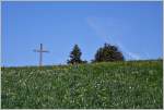 Das Kreuz auf dem Les Pleiades zeigt,man ist am Ziel angekommen.
(18.05.2015)