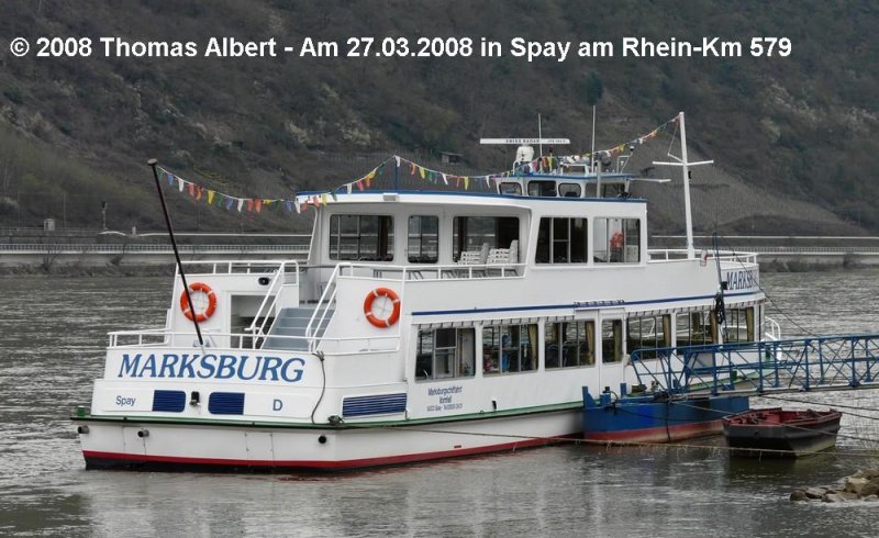 Weitere Fotos:  MARKSBURG  (1967) - Steuerbordseite schr�g von achtern